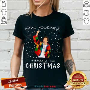 Awesome Xmas Have Yourself A Harry Styles Christmas V-neck- Design By Handstee.com