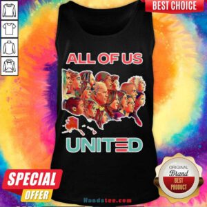 Funny All Of Us United By Biden Harris President 2020 Tank Top- Design By Handstee.com