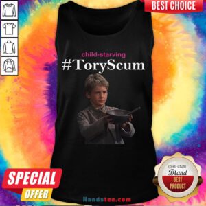 Funny Child Starving Tory Scum Tank Top- Design By Handstee.com