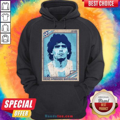 Fu Diego Armando Maradona - 10 Forever Hoodie- Design By Handstee.com