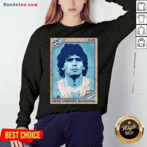 Diego Armando Maradona - 10 Forever Sweatshirt- Design By Handstee.com