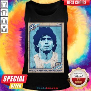 Diego Armando Maradona - 10 Forever Tank-Top- Design By Handstee.com
