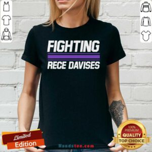 Funny Fighting Rece Davises V-neck- Design By Handstee.com