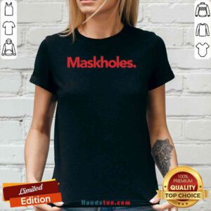 Funny Maskholes 2020 V-neck- Design By Proposetees.com