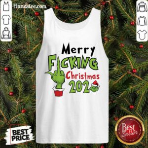 Funny Merry Fucking Christmas 2020 Tank Top- Design By Handstee.com