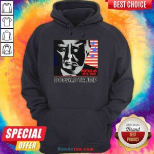Funny Potus 45 2016-2020 Donald Trump American Flag Hoodie- Design By Proposetees.com