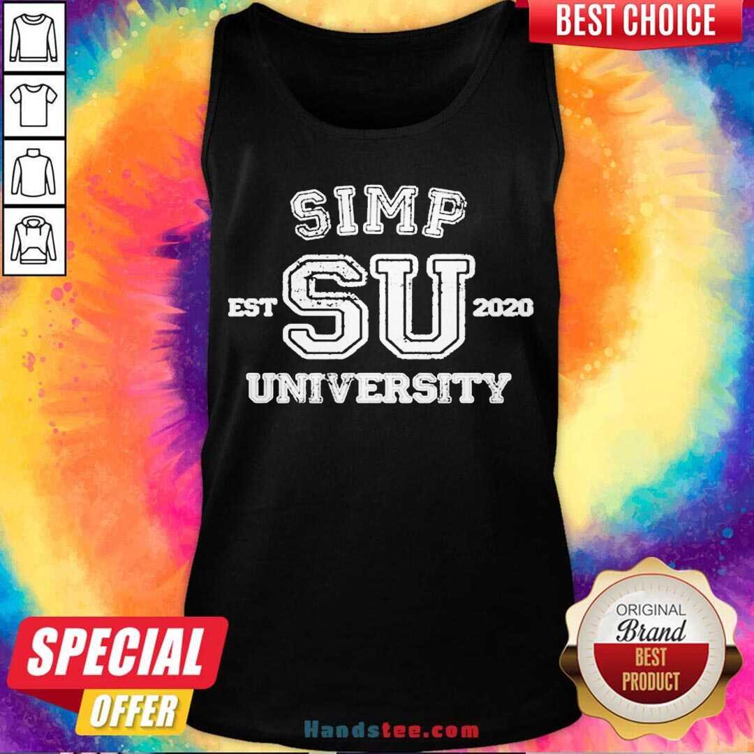 Simp University Simp Nation Meme SIMP Tank-Top- Design By Handstee.com