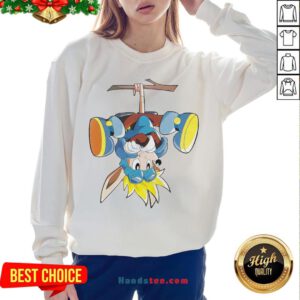 Funny Sonic Monkey Rocket Knight Sweatshirt- Design By Handstee.com