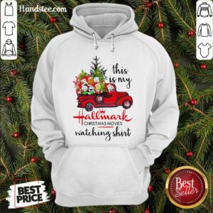 Funny The Peanuts This Is My Hallmark Christmas Movies Watching Hoodie- Design By Handstee.com