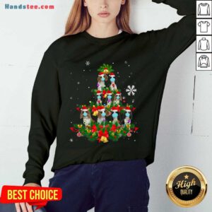 Good Cavalier King Charles Spaniel Christmas Tree Dog Mask Xmas Cute Gift Sweatshirt- Design By Handstee.com