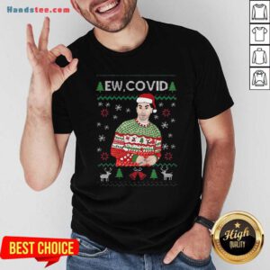 David Rose Ew Covid Ugly Christmas Shirt- Design By Handstee.com
