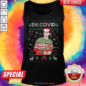 David Rose Ew Covid Ugly Christmas Tank-Top- Design By Handstee.com