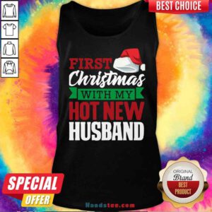 Good First With My Hot New Hat Santa Christmas Tank-Top- Design By Proposetees.com