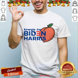 Good Georgia For Biden Harris Peach Shirt- Design By Handstee.com