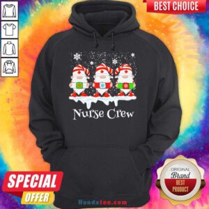 Gnome Nurse Crew Merry Christmas 2020 Hoodie- Design By Handstee.com