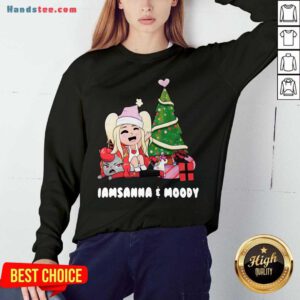 Iamsanna And Moody Tree Christmas Sweatshirt- Design By Handstee.com