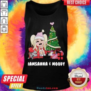 Iamsanna And Moody Tree Christmas Tank-Top- Design By Handstee.com