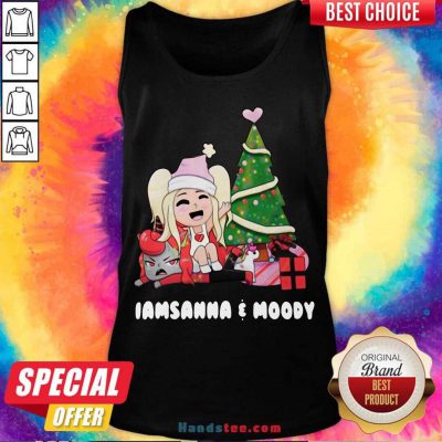 Iamsanna And Moody Tree Christmas Tank-Top- Design By Handstee.com