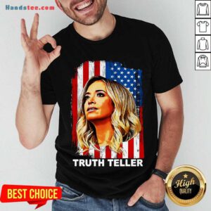Good Kayleigh Mcenany Truth Teller American Flag Shirt- Design By Handstee.com