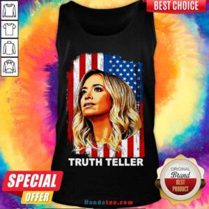Good Kayleigh Mcenany Truth Teller American Flag Tank Top- Design By Handstee.com