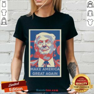 Good Make America Great Again Trump 2020 Obama Style V-neck- Design By Handstee.com