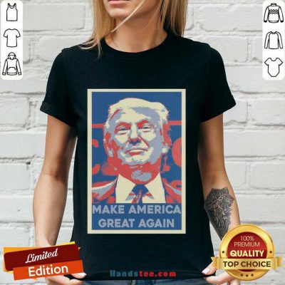 Good Make America Great Again Trump 2020 Obama Style V-neck- Design By Handstee.com