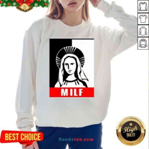Good Milf Virgin Mary For Christmas Sweatshirt- Design By Proposetees.com