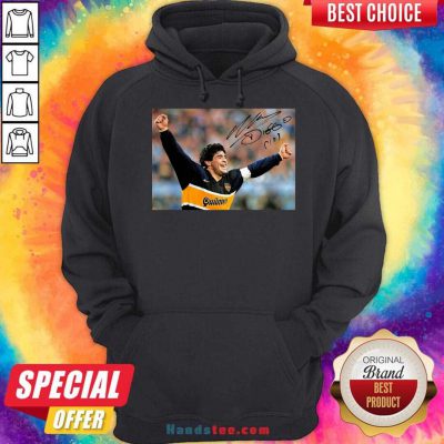 RIP Diego Maradona 1960 2020 Legend Never Die Signature Hoodie- Design By Handstee.com