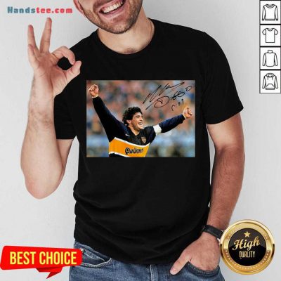 RIP Diego Maradona 1960 2020 Legend Never Die Signature Shirt- Design By Handstee.com
