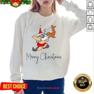 Good Santa Merry Christmas Sweatshirt- Design By Handstee.com