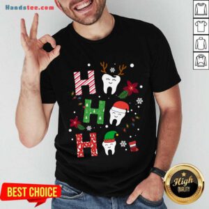 Happy Dental Reindeer Santa Elf Ho Ho Ho Merry Christmas Sweater Shirt - Design By Handstee.com