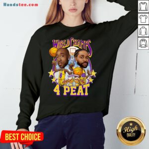Happy Freddie Gibbs World Champs 4 Peat Sweatshirt- Design By Handstee.com