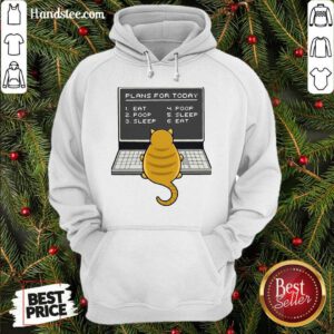 Happy Plans For Today 1 Eat 2 Poop 3 Sleep 4 Poop 5 Sleep 6 Eat Hoodie- Design By Handstee.com