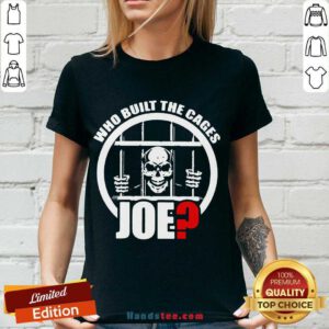 Happy Skull Who Built The Cages Joe V-neck- Design By Handstee.com