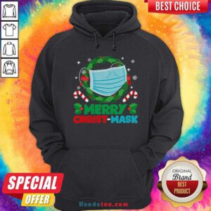 Cute Merry Christmask Christmas Pajama Hoodie - Design By Handstee.com