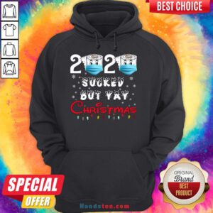 Hot 2020 Sucked But Yay Christmas Gift 2020 Sucked But Yay Christmas Hoodie- Design By Handstee.com