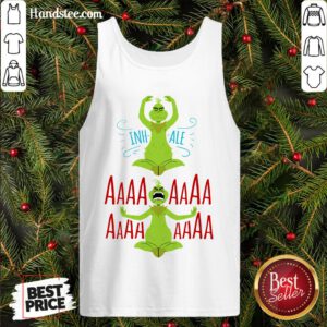 Hot Grinch Yoga Inhale Aaa Christmas Tank Top- Design By Handstee.com