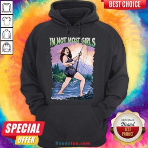 Hot I’m Not Most Girls Fishing Hoodie- Design By Handstee.com