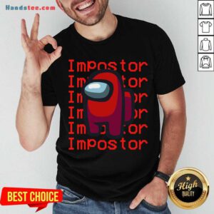 Hot Red Among Us Importer Shirt- Design By Handstee.com