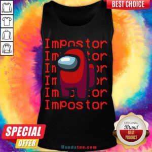 Hot Red Among Us Importer Tank Top- Design By Handstee.com