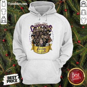 Nice 2020 NBA Champions Los Angeles Lakers 17 Champs Cartoon Hoodie- Design By Proposetees.com