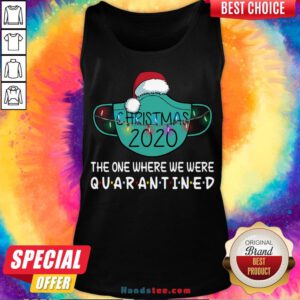 Nice Christmas 2020 Quarantined Tank Top- Design By Handstee.com