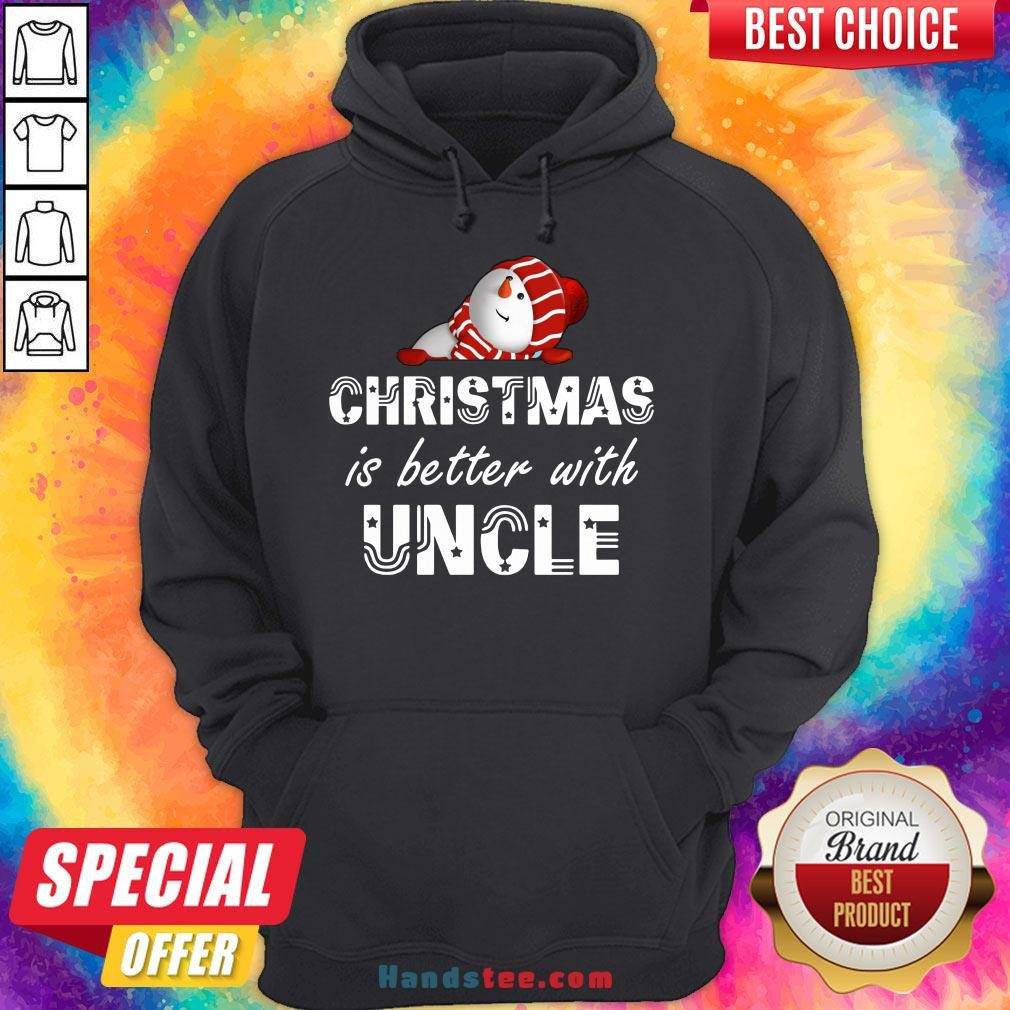 Nice Christmas Is Better With Uncle Hoodie- Design By Handstee.com 