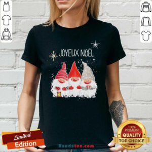Nice Gnomes Joyeux Noel Merry Christmas V-neck- Design By Handstee.com