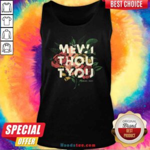 Nice Me Without You Floral Tank-Top- Design By Proposetees.com