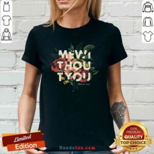 Nice Me Without You Floral V-neck- Design By Proposetees.com