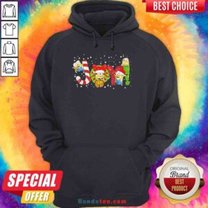 Nice Minions Joy Christmas Hoodie- Design By Proposetees.com