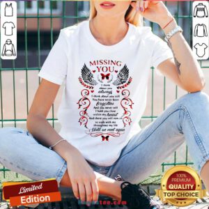 Nice Missing You I Think About You Always I Think About You Still V-neck- Design By Handstee.com