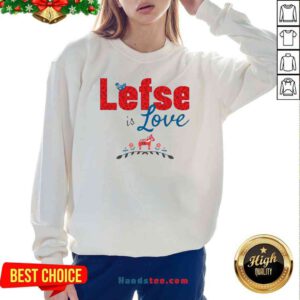 Nice Norwegian Love Lefse For Christmas Sweatshirt- Design By Proposetees.com