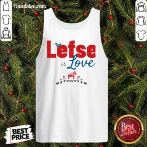 Nice Norwegian Love Lefse For Christmas Tank-Top- Design By Proposetees.com